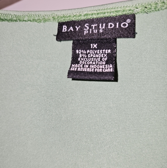 NEW BAY STUDIOS ONE PIECE TUNIC TOP SET PLUS SIZE 1XL - Picture 8 of 8